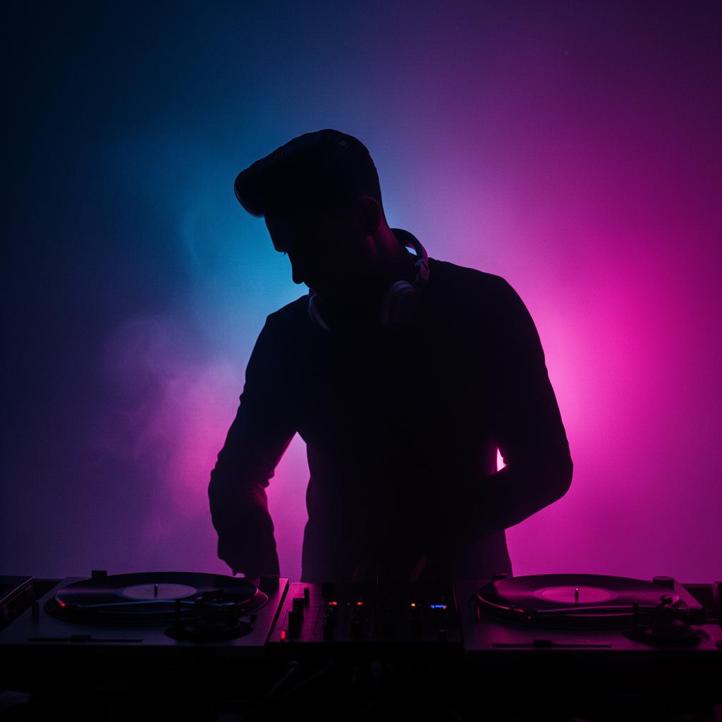 Mystery DJ silhouette